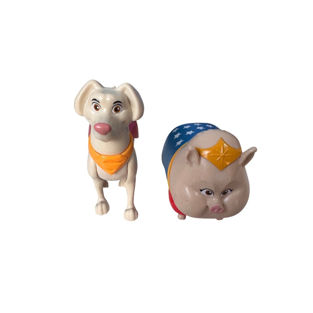 DC League of Super-Pets Krypto the Superdog and PB the Pig Action Figure Set